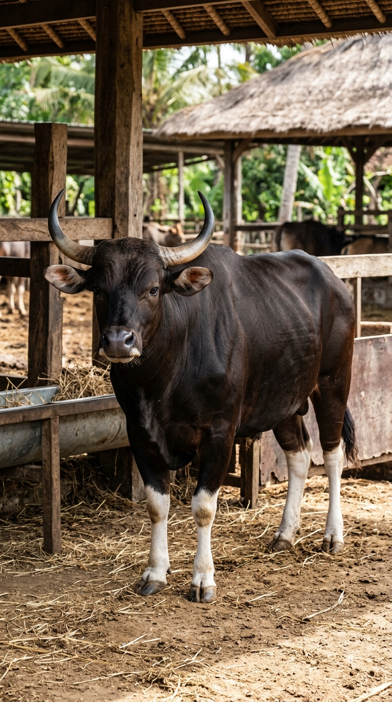 Sapi Bali berotot padat